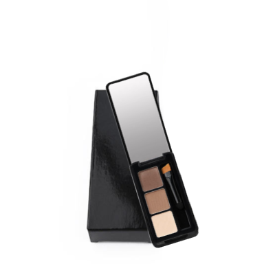 About Brows Compact Trio With Angled Brush - MOQ 12pcs