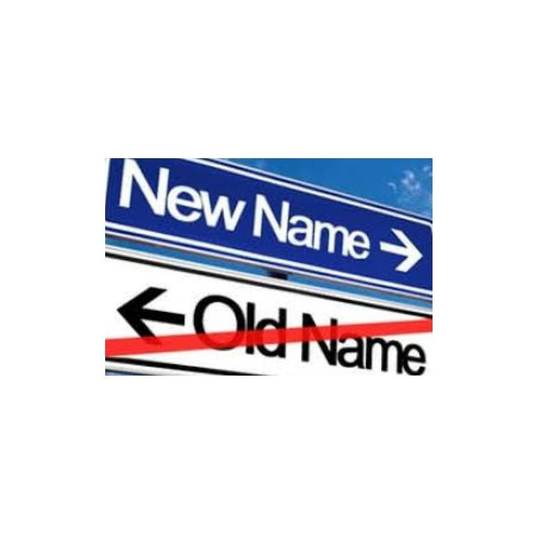 Name Change Fee