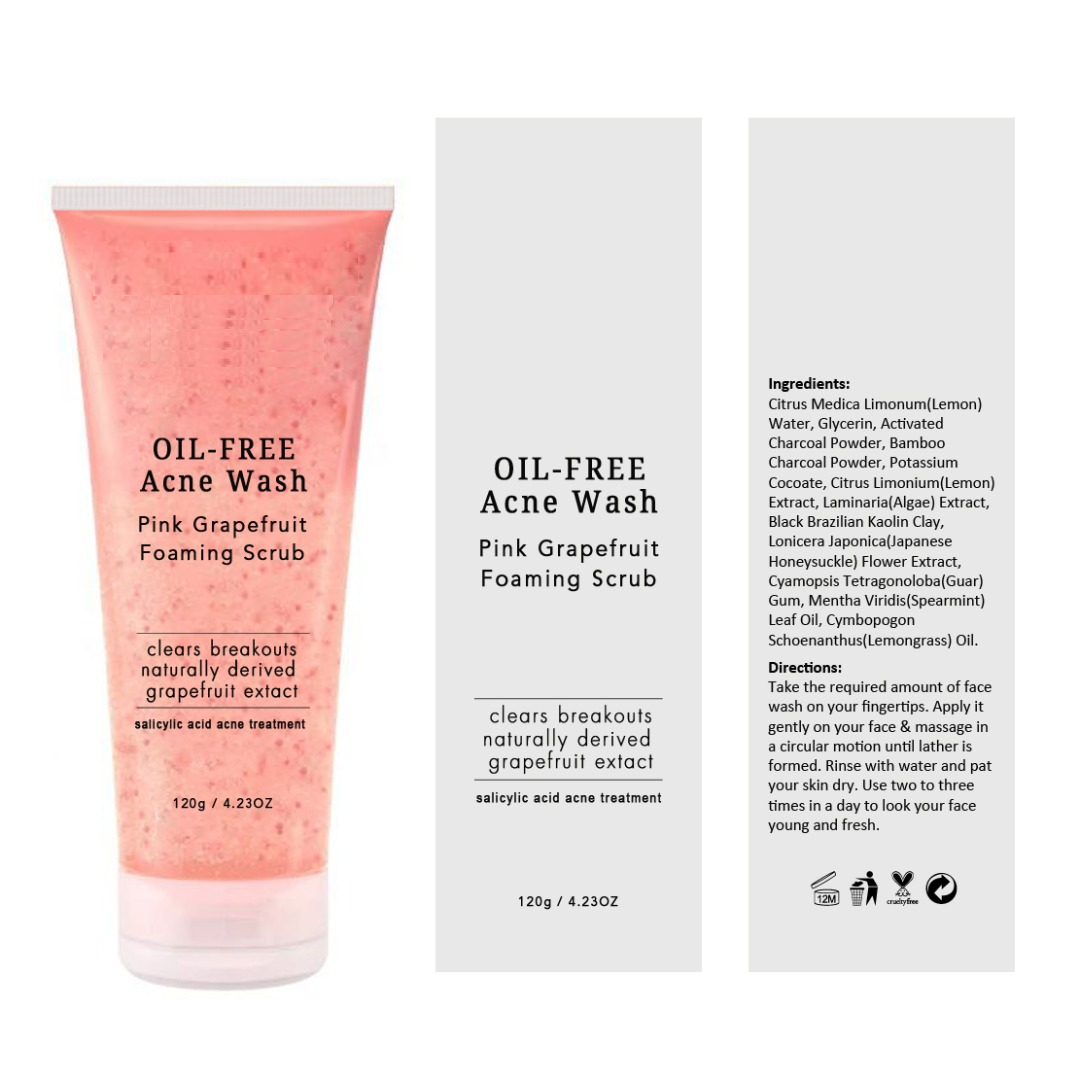 Total Refresh Pink Grapefruit Foaming Facial Cleanser - MQO 12