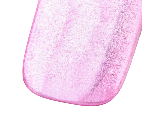 Oblate Pink Sector Makeup Brush - MQO 25 pcs