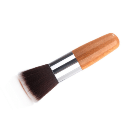 Bamboo Handle Foundation Makeup Brush - MQO 12pcs