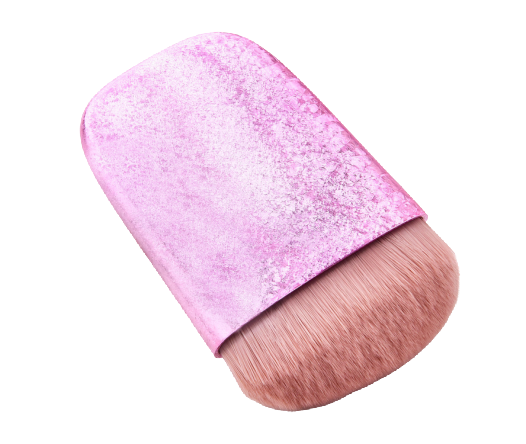 Oblate Pink Sector Makeup Brush - MQO 12pcs