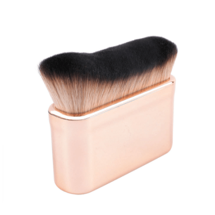 Oblate Champagne Sector Makeup Brush - MQO 12pcs