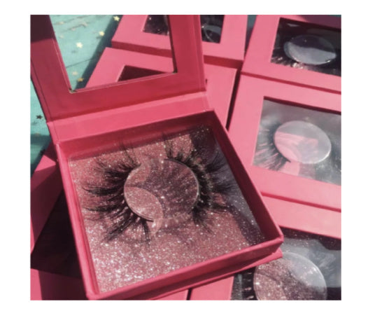 CUSTOMIZABLE PREMIER SQUARE LASH BOX - MQO 50 PCS