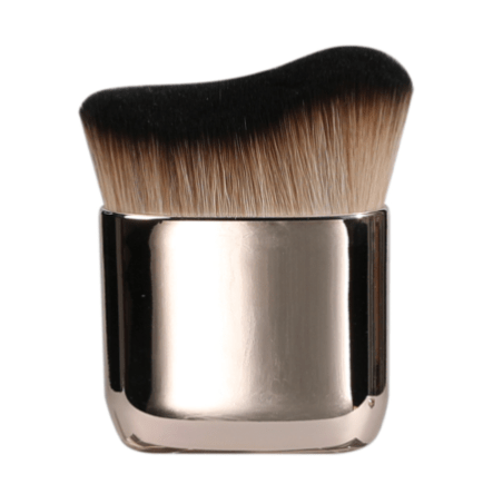 Oblate Champagne Sector Makeup Brush - MQO 12pcs