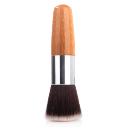 Bamboo Handle Foundation Makeup Brush - MQO 12pcs