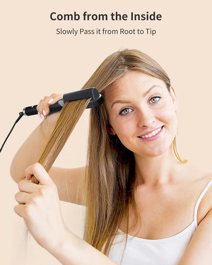 Negative Ion Professional Straightening Comb - MOQ 25 pcs