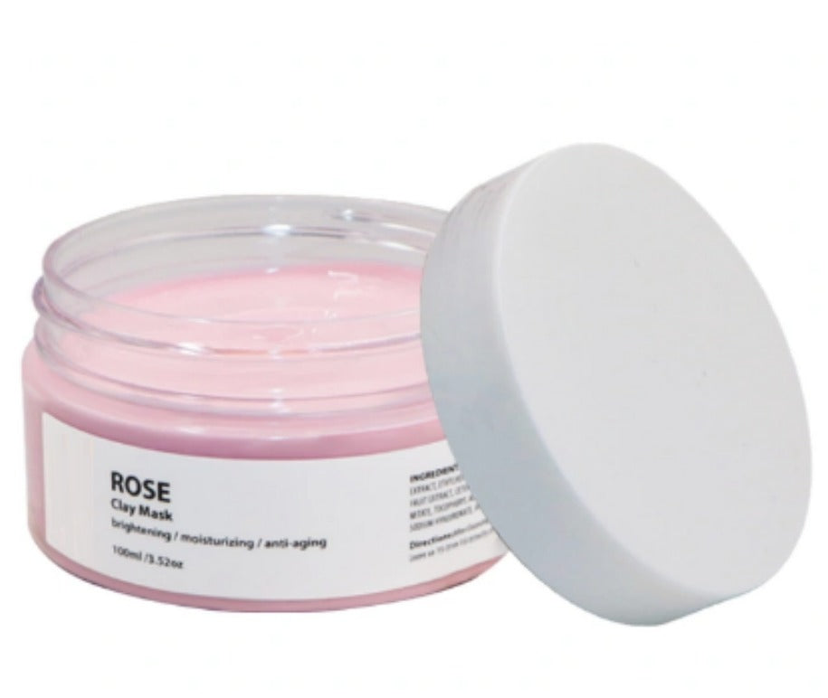 Organic Pink Rose Clay Mask - MQO 12 pcs - TASH Cosmetics, LLC