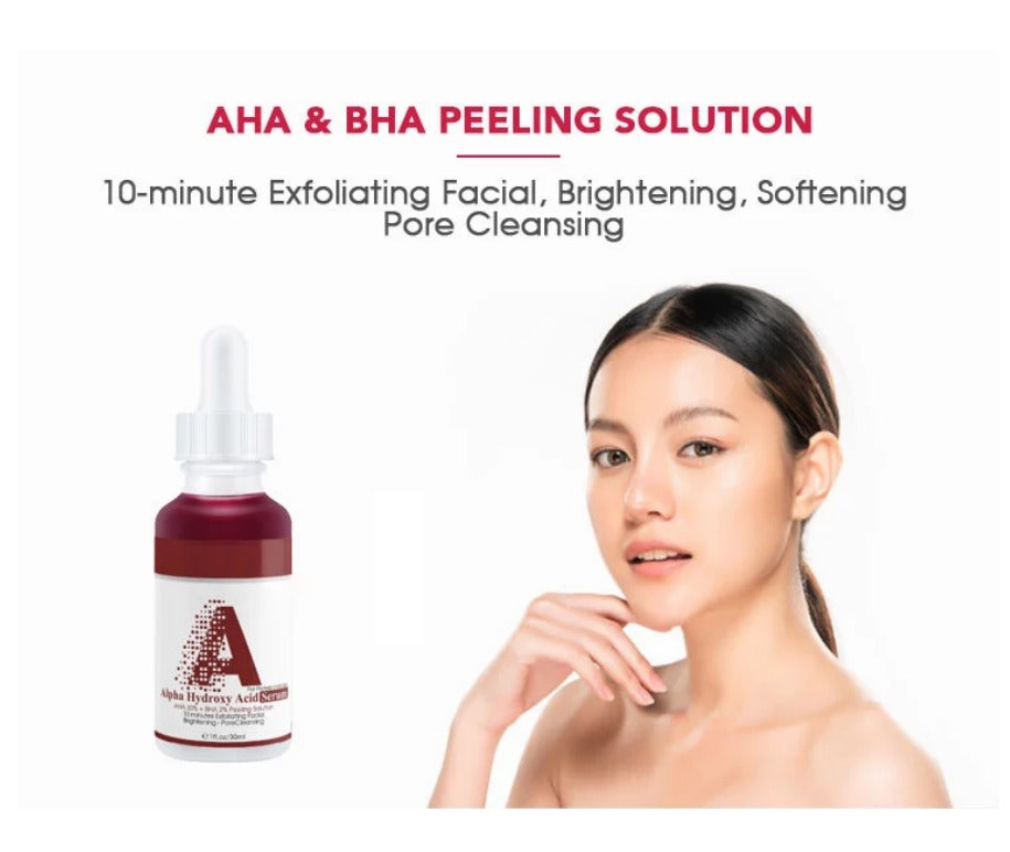 AHA 30% BHA 2% Exfoliating Facial Peel - MQO 100 pcs