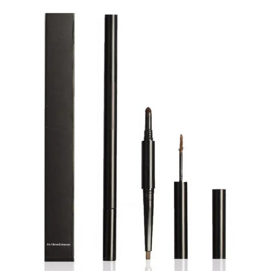 3 in 1 Eyebrow Enhancing Pencil with Liner Brow Powder and Brush - MQO 12 pcs - TASH Cosmetics, LLC