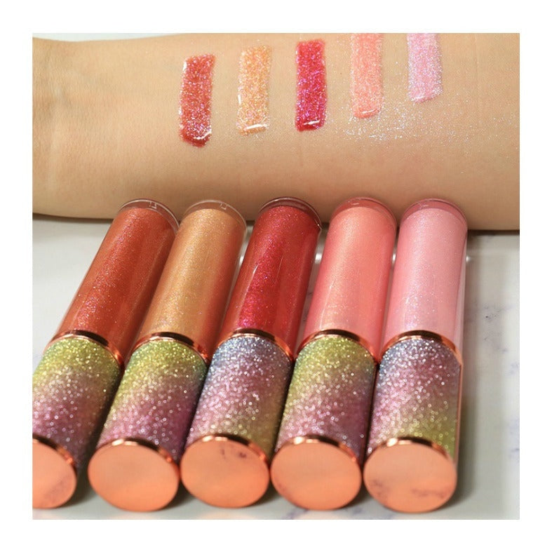 Plumping Lip Gloss With Glitter Tube - MQO 25 pcs