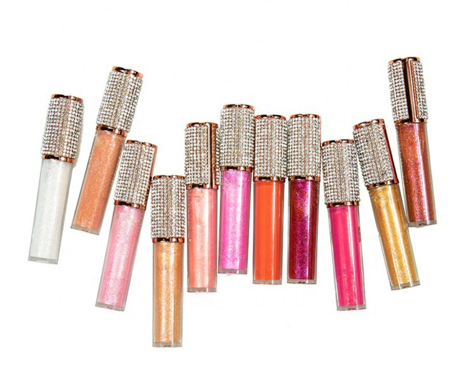 Diamond Bling Lip Gloss - MQO 12 pcs