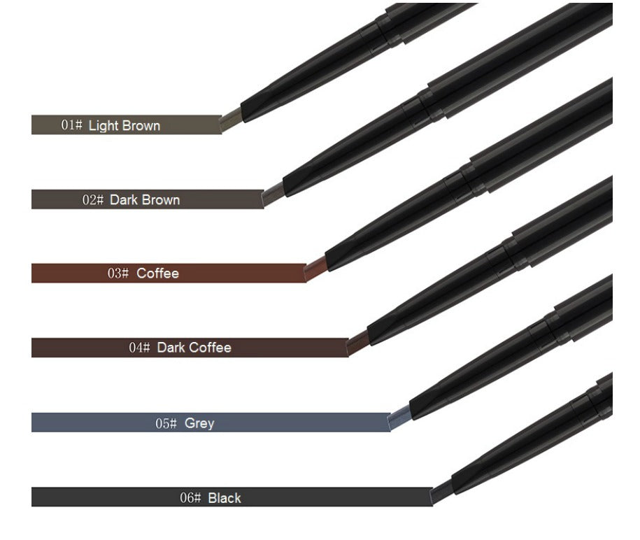 Pick Your Color - Pick Your Case! Eyebrow Pencil w/Spoolie Brush - MQO 12pcs