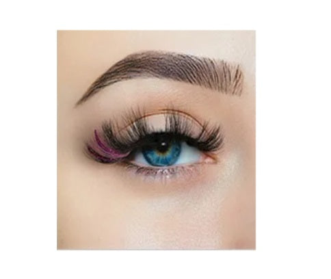 Two Tone Accent Lashes #5 - MOQ 25pcs