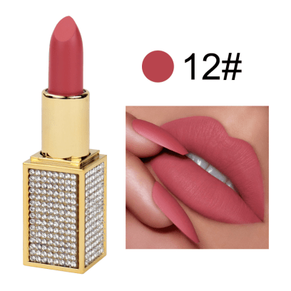 Diamond Power Matte Lipstick - MQO 12 pcs