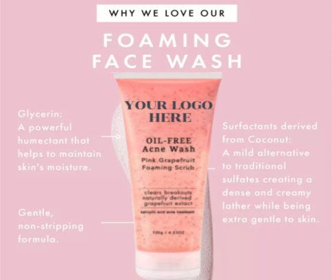 Total Refresh Pink Grapefruit Foaming Facial Cleanser - MQO 12