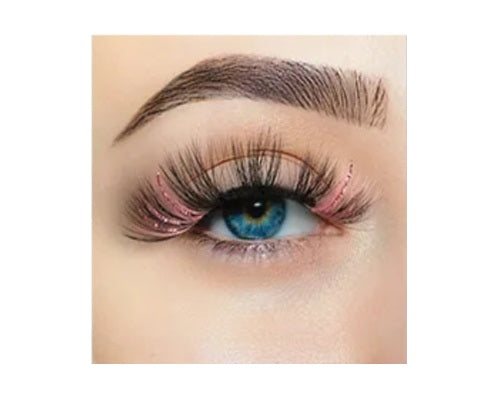 Two Tone Accent Lashes #1 - MOQ 25pcs