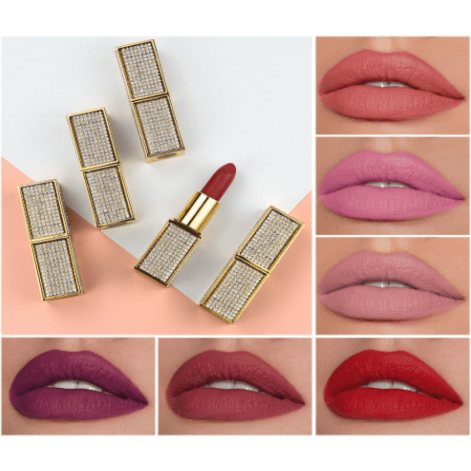 Diamond Power Matte Lipstick - MQO 12 pcs