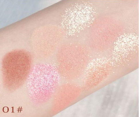 Pastel Nudes 9 Shade Palette #1 - MQO 12 pcs