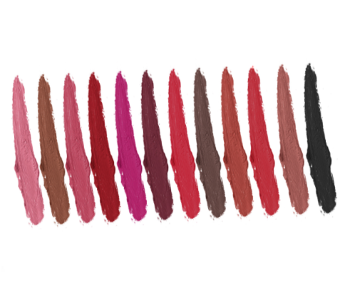 12 Shade High Pigment Matte Lip Pencils - MQO 12 pcs
