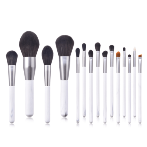 15 Piece Designer Pro Sleek Brush Set - MQO 12 pcs
