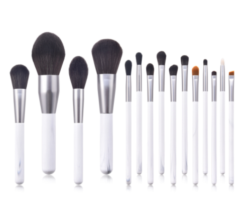 15 Piece Designer Pro Sleek Brush Set - MQO 25 pcs