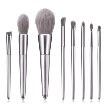 8 Piece Platinum Pro Sleek Brush Set - MQO 12 pcs