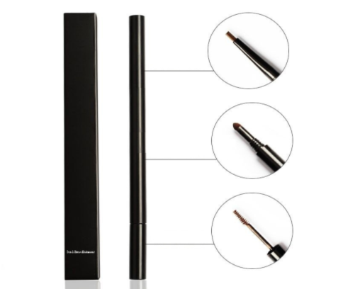 3 in 1 Eyebrow Enhancing Pencil with Liner Brow Powder and Brush - MQO 25 pcs - TASH Cosmetics, LLC
