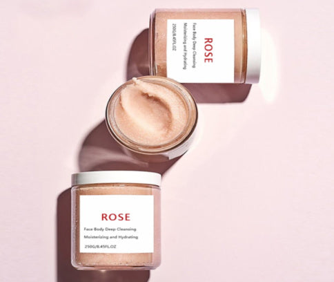 Moroccan Rose Face And Body Scrub - MQO 12pcs
