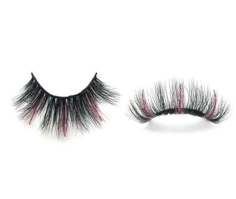 Two Tone Accent Lashes #8 - MOQ 25pcs