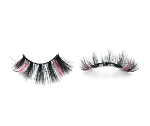 Two Tone Accent Lashes #1 - MOQ 25pcs