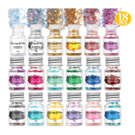 Fairy Chunky Glitter 18 Piece Set - MOQ 12 pcs