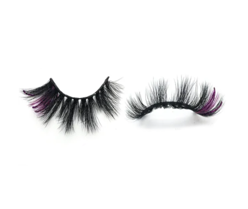 Two Tone Accent Lashes #5 - MOQ 12pcs