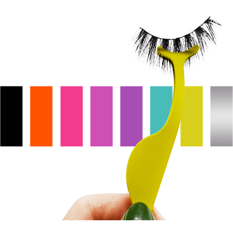 Single Color False-Eyelash Plastic Applicator - MQO 25 pcs