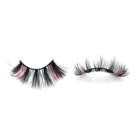 Two Tone Accent Lashes #1 - MOQ 12pcs
