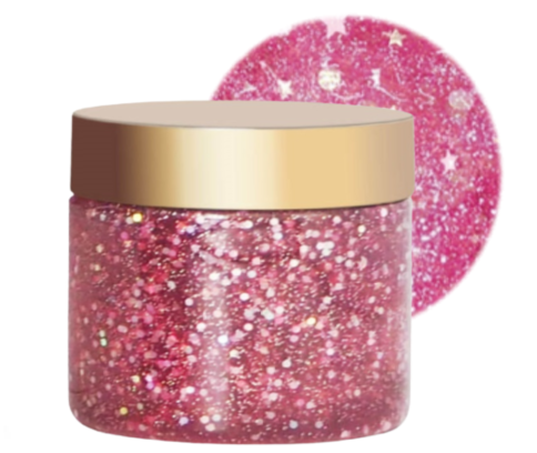 Pink Star Glitter Pore Reducing Firming Peel Off Face Mask - MQO 12 pcs