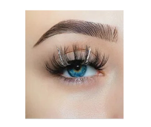 Two Tone Accent Lashes #7 - MOQ 25pcs