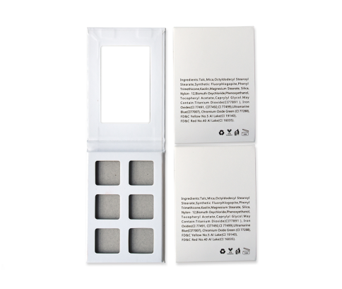 6 Shade Flip Top Book Palette + 4 Case Colors To Choose From - MOQ 25 pcs