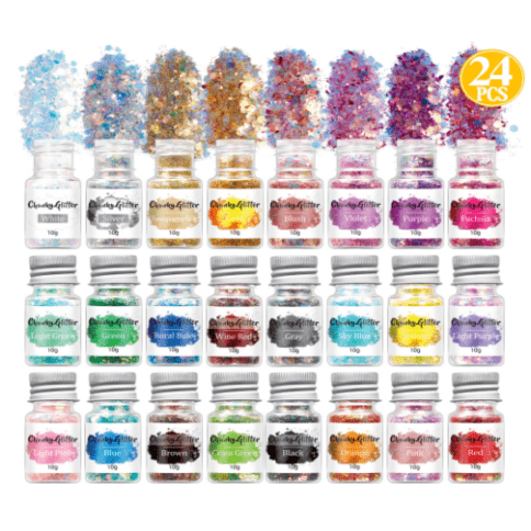 Fairy Chunky Glitter 24 Piece Set - MOQ 50 pcs
