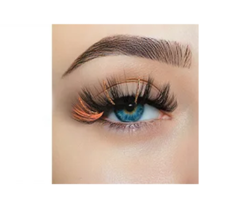 Two Tone Accent Lashes #4 - MOQ 12pcs