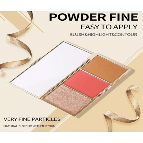 Endless Glow Highlighter Trio Palette - MQO 25 pcs