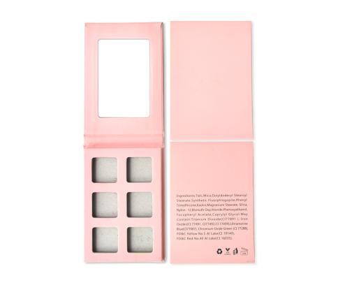 6 Shade Flip Top Book Palette + 4 Case Colors To Choose From - MOQ 25 pcs