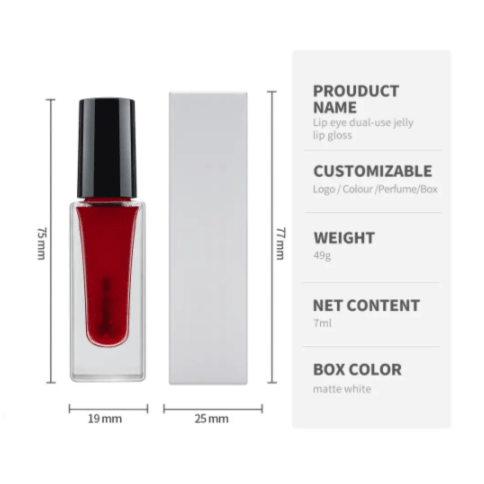 Liquid Jelly lip + Cheek + Eye Tint Shade #1 - MQO 25 pcs