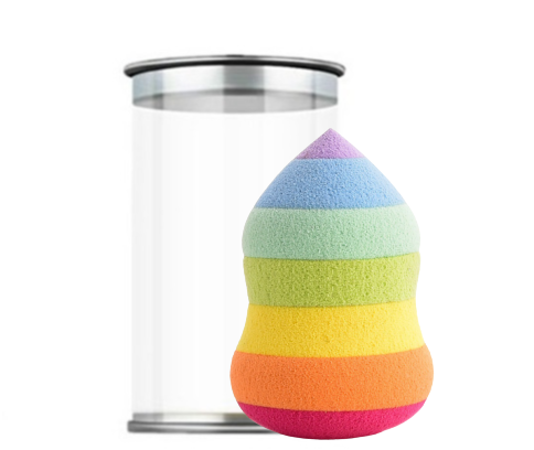 Rainbow Blender Make Up Sponge - MOQ 25 pcs