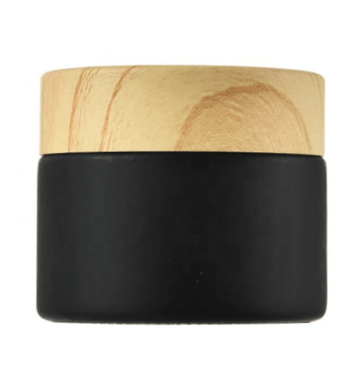 Black Bamboo Top Mask Jar - MQO 12 pcs