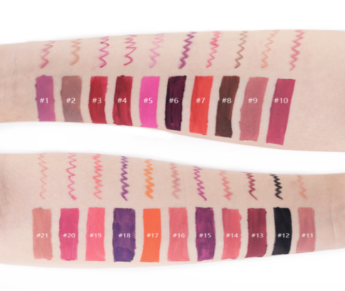 21 Shade Liquid To Matte Lip Kit w/Matching Liner - MQO 25 pcs