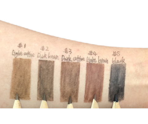 High Pigment + Waterproof Eyebrow Pencil With Sharpener - MQO 25 pcs