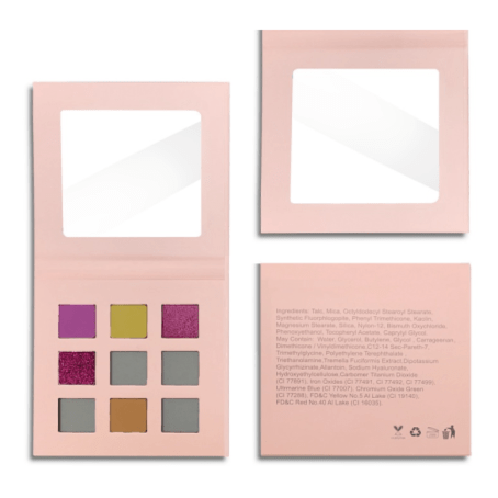 9 Shade Square DIY Palette + 3 Case Colors To Choose From - MOQ 25 pcs