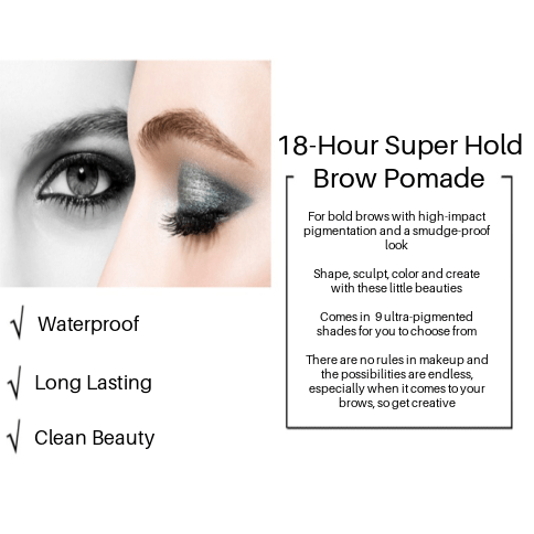 18-Hour Super Hold Brow Pomade - MOQ 12 pcs