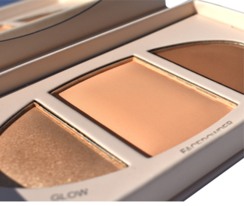 3 Shade Combo Highlighter + Bronzing Kit - MQO 25 pcs